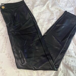 Michael Kors Pleather Leggings Size 4